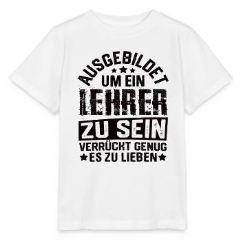 Teacher School Teacher Training Student Teacher - Stanley/Stella MINI CREATOR Kids’ T-Shirt - white - Front - Maike (125cm)