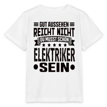 Electrician - Stanley/Stella MINI CREATOR Kids’ T-Shirt - white - Front - Maike (125cm)