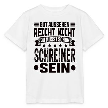 Schreiner Schreinermeister Schreinerei Schreiner - Stanley/Stella Kinder T-Shirt MINI CREATOR  - Weiß - Vorne - Maike (125cm)