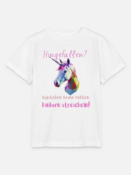 Einhorn-Grafik - Stanley/Stella Kinder T-Shirt MINI CREATOR - Weiß