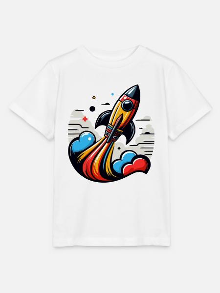 RAKETE - Stanley/Stella Kinder T-Shirt MINI CREATOR - Weiß