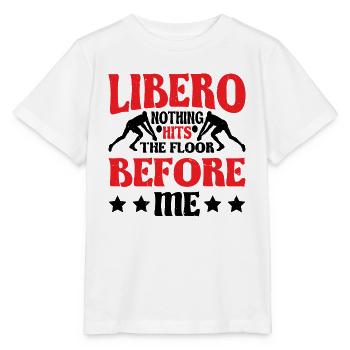 Libéro, rien ne touche le sol avant moi 6 - T-shirt bio MINI CREATOR Stanley/Stella Enfant - blanc - Devant - Maike (125cm)