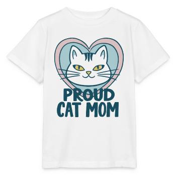 STOLZE KATZENMAMA - Stanley/Stella Kinder T-Shirt MINI CREATOR  - Weiß - Vorne - Maike (125cm)