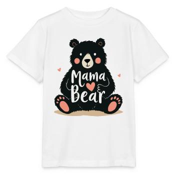 MAMA BEAR - Stanley/Stella MINI CREATOR Kids’ T-Shirt - white - Front - Maike (125cm)
