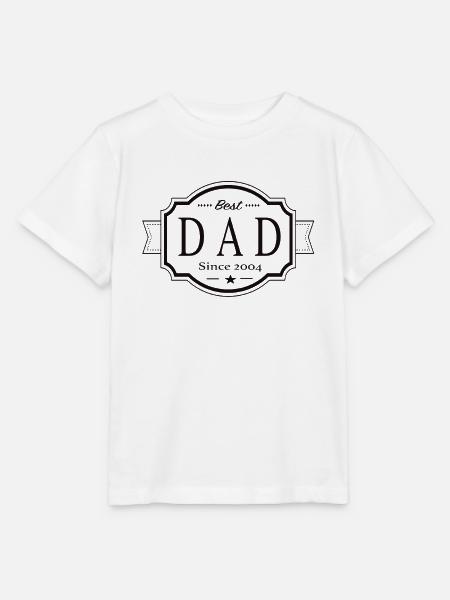 Bester Papa seit 2004 - Stanley/Stella Kinder T-Shirt MINI CREATOR - Weiß