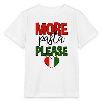 More Pasta Please 4 - Stanley/Stella Kinder T-Shirt MINI CREATOR  - Weiß - Vorne - Maike (125cm)