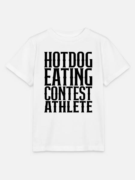 Hotdog Eating Contest Athlete - Stanley/Stella Kinder T-Shirt MINI CREATOR - Weiß