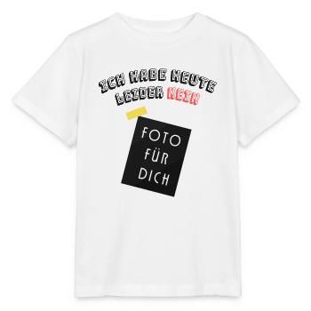 Ich habe heute leider kein Foto für dich - Stanley/Stella Kinder T-Shirt MINI CREATOR  - Weiß - Vorne - Maike (125cm)