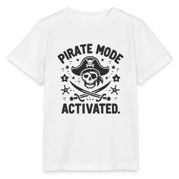 Pirate Mode Activated - Stanley/Stella MINI CREATOR Kids’ T-Shirt - white - Front - Maike (125cm)