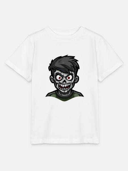 Zombie Halloween Gruselig - Stanley/Stella Kinder T-Shirt MINI CREATOR  - Weiß