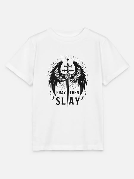 Bete dann Töte - Stanley/Stella Kinder T-Shirt MINI CREATOR - Weiß