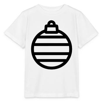 Christmas Ball - Stanley/Stella MINI CREATOR Kids’ T-Shirt - white - Front - Maike (125cm)