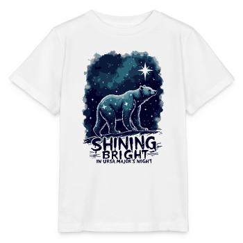 GROßER BÄR - Stanley/Stella Kinder T-Shirt MINI CREATOR  - Weiß - Vorne - Maike (125cm)