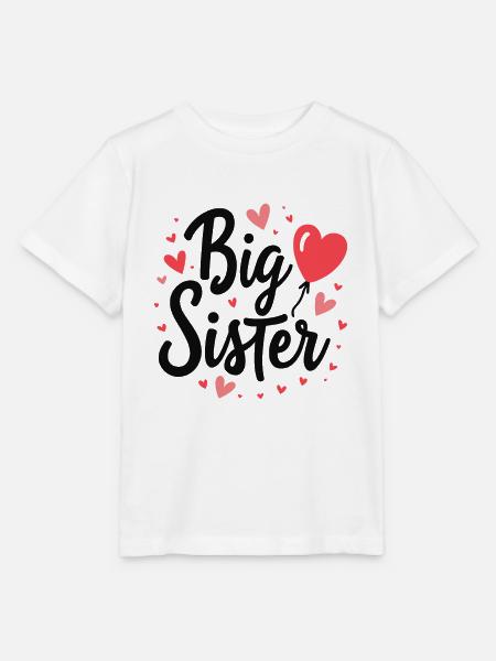 GROßE SCHWESTER - Stanley/Stella Kinder T-Shirt MINI CREATOR - Weiß