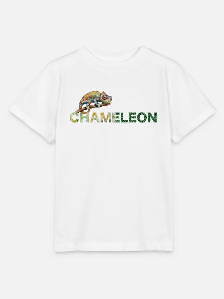 Chamäleon Chameleon - Stanley/Stella Kinder T-Shirt MINI CREATOR - Weiß