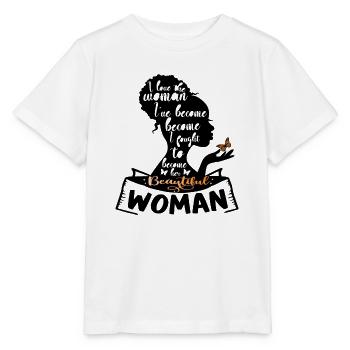 Ermächtigung der Frau Empowering Woman - Stanley/Stella Kinder T-Shirt MINI CREATOR  - Weiß - Vorne - Maike (125cm)