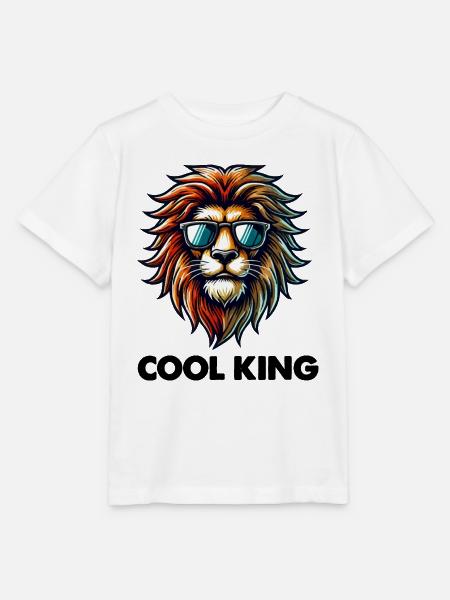 löwe king - Stanley/Stella Kinder T-Shirt MINI CREATOR  - Weiß