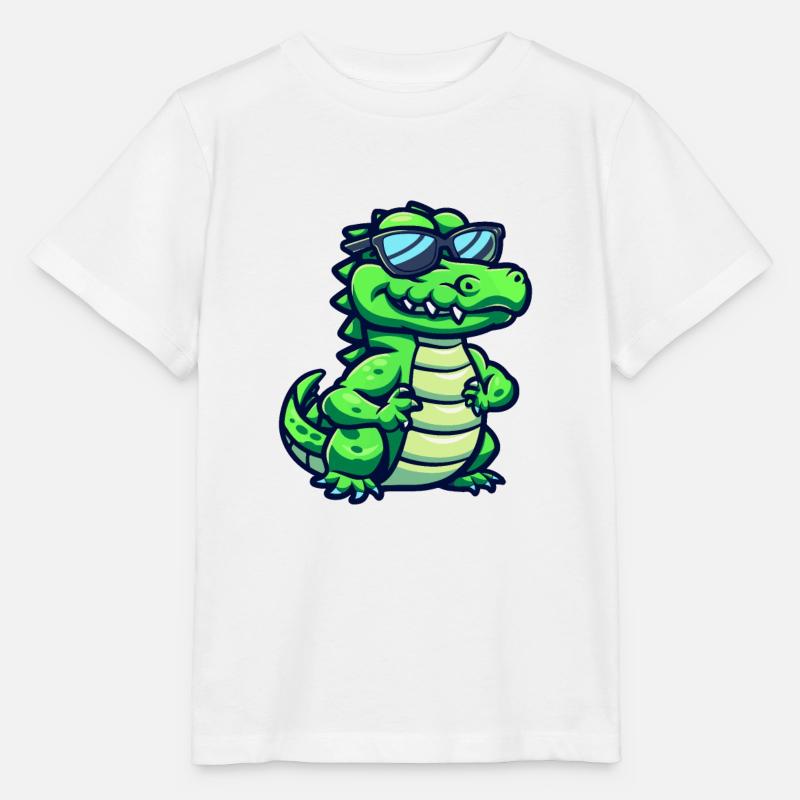 Alligator - T-shirt bio MINI CREATOR Stanley/Stella Enfant - blanc