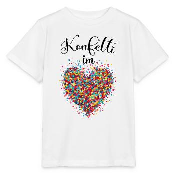Confetti in the Heart - Carnival Carnival - Stanley/Stella MINI CREATOR Kids’ T-Shirt - white - Front - Maike (125cm)