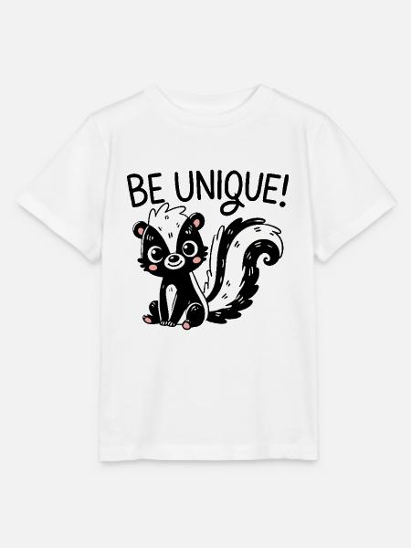 Ein SKUNK - Stanley/Stella Kinder T-Shirt MINI CREATOR - Weiß