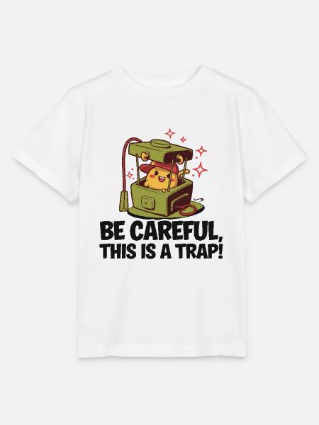 VORSICHTIG - Stanley/Stella Kinder T-Shirt MINI CREATOR - Weiß