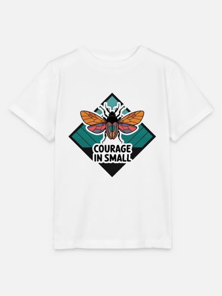 BIENENMUT IM KLEINEN - Stanley/Stella Kinder T-Shirt MINI CREATOR  - Weiß