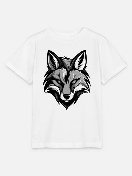 Fuchs Kopf - Stanley/Stella Kinder T-Shirt MINI CREATOR - Weiß