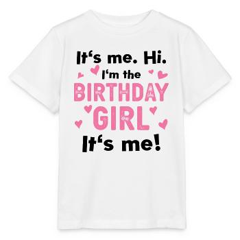 birthday girl black 2 omg die ist ja so poetisch - Stanley/Stella MINI CREATOR Kids’ T-Shirt - white - Front - Maike (125cm)