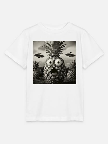 Ananas - Stanley/Stella Kinder T-Shirt MINI CREATOR  - Weiß