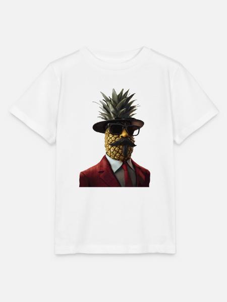Ananas - Stanley/Stella Kinder T-Shirt MINI CREATOR - Weiß