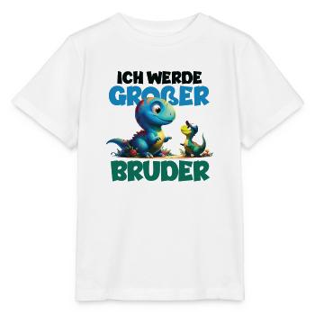 Annoncer la progéniture | Je vais être un grand frère en 2026 - T-shirt bio MINI CREATOR Stanley/Stella Enfant - blanc - Devant - Maike (125cm)