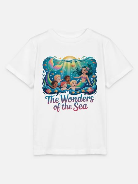 WUNDER DES MEERES - Stanley/Stella Kinder T-Shirt MINI CREATOR  - Weiß