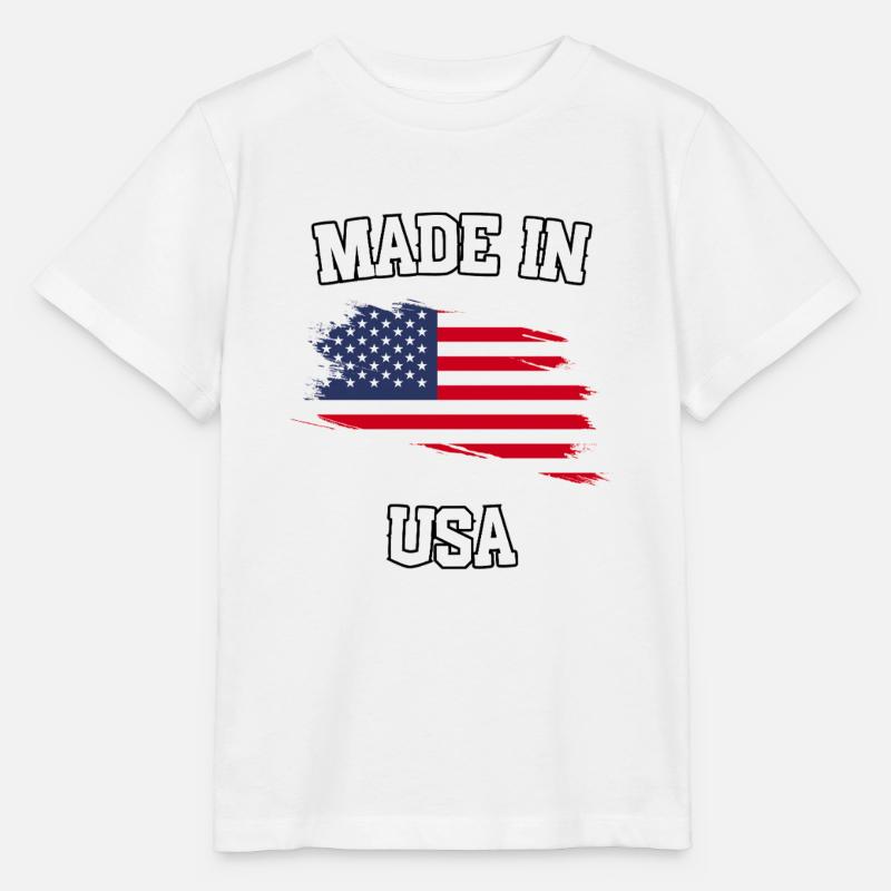 Fabriqué aux États-Unis - T-shirt bio MINI CREATOR Stanley/Stella Enfant - blanc