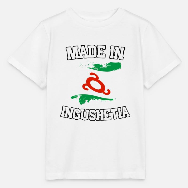 Fabriqué en Ingouchie - T-shirt bio MINI CREATOR Stanley/Stella Enfant - blanc
