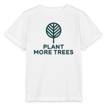 Pflanzt mehr Bäume Naturschutz Aktivist - Stanley/Stella Kinder T-Shirt MINI CREATOR  - Weiß - Vorne - Maike (125cm)