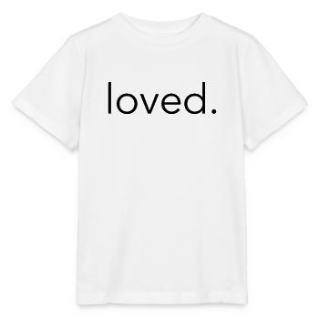 Loved Liebe Valentinstag - Stanley/Stella Kinder T-Shirt MINI CREATOR  - Weiß - Vorne - Maike (125cm)