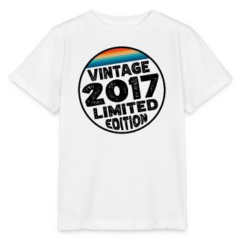 Vintage 2017 Regalo de cumpleaños Fiesta de los niños - Camiseta para niños MINI CREATOR de Stanley/Stella - blanco - delante - Maike (125cm)