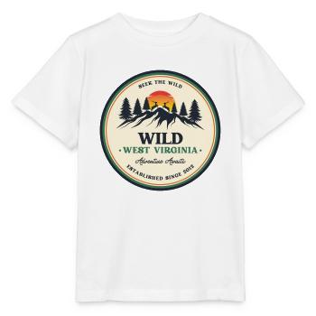 Wild West Virginia - Stanley/Stella Kinder T-Shirt MINI CREATOR  - Weiß - Vorne - Maike (125cm)