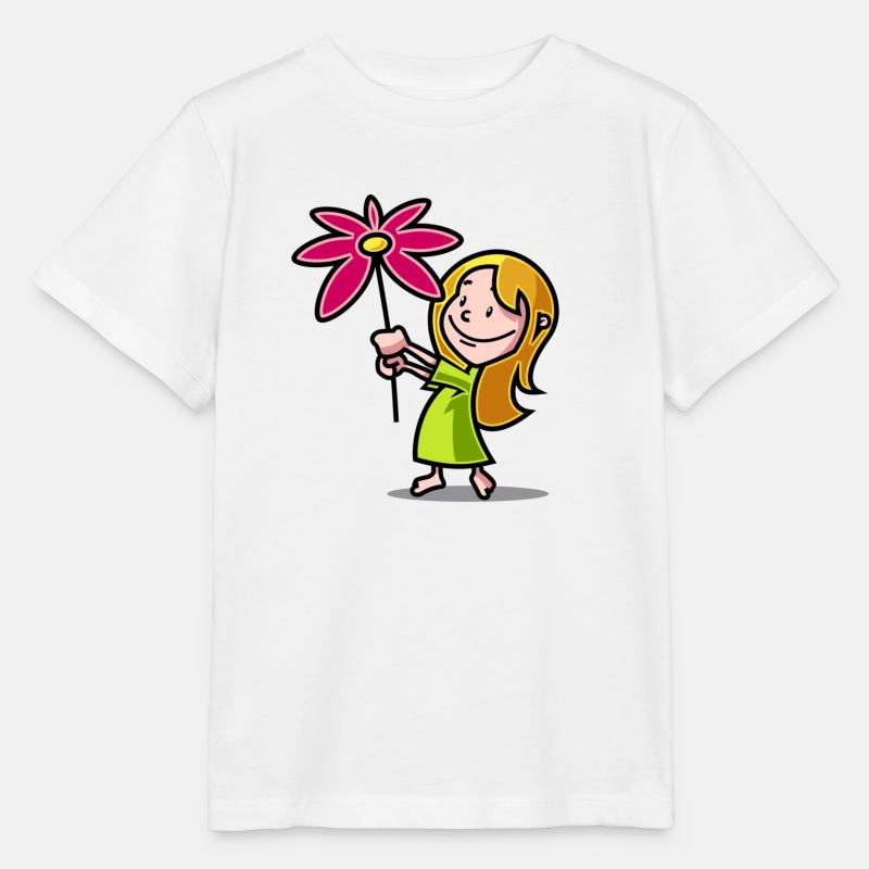 Blumenkind - Stanley/Stella Kinder T-Shirt MINI CREATOR  - Weiß