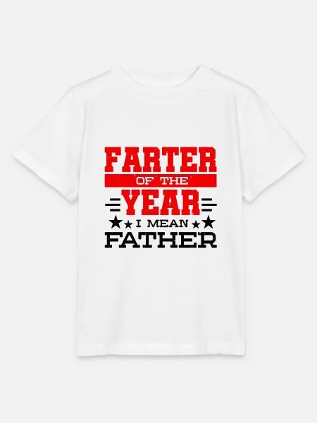 Vater des Jahres - Stanley/Stella Kinder T-Shirt MINI CREATOR - Weiß
