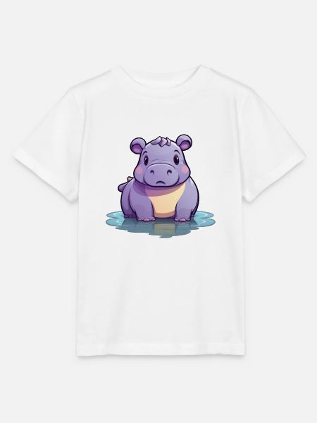 Flusspferd - Stanley/Stella Kinder T-Shirt MINI CREATOR - Weiß