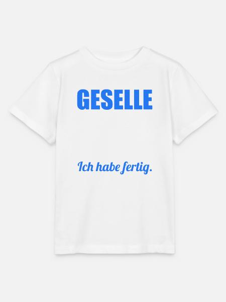Gesellenbrief Abschluss Geselle 2022 - Stanley/Stella Kinder T-Shirt MINI CREATOR  - Weiß