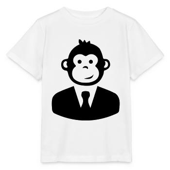 costume de singe - T-shirt bio MINI CREATOR Stanley/Stella Enfant - blanc - Devant - Maike (125cm)