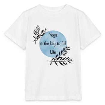 Yoga - Stanley/Stella MINI CREATOR Kids’ T-Shirt - white - Front - Maike (125cm)