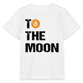 Bitcoin to the moon Bitcoin - Stanley/Stella MINI CREATOR Kids’ T-Shirt - white - Front - Maike (125cm)