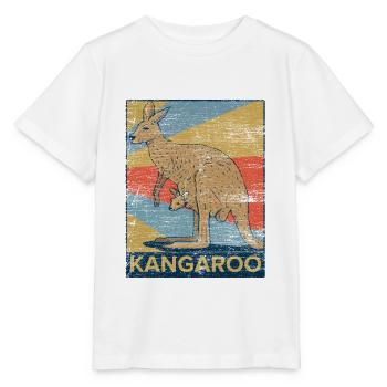 Kangaroo Australia Outback Marsupial Gift - Stanley/Stella MINI CREATOR Kids’ T-Shirt - white - Front - Maike (125cm)
