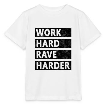 Rave Raver Shirt - Stanley/Stella Kinder T-Shirt MINI CREATOR  - Weiß - Vorne - Maike (125cm)