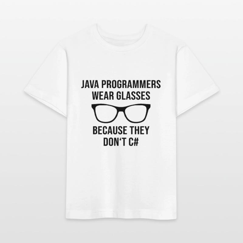 Programmer Java Entwickler Brille Stanley/Stella Kinder T-Shirt MINI CREATOR 