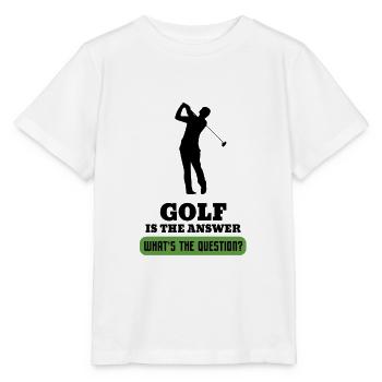 Golf Golf Ball Golfer Golfing Golfing - Stanley/Stella MINI CREATOR Kids’ T-Shirt - white - Front - Maike (125cm)