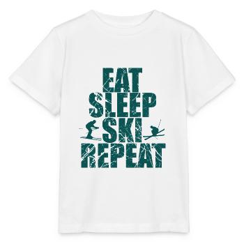 Ski Skis Apres Ski - T-shirt bio MINI CREATOR Stanley/Stella Enfant - blanc - Devant - Maike (125cm)